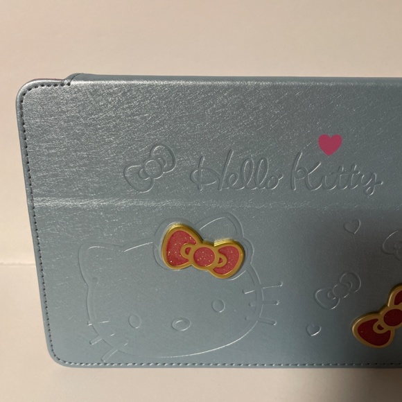 🍀 Hello Kitty Leather Case for iPad Mini - Blue 2 Bow Generation 1/2/3 NEW 🍀 - Picture 3 of 7